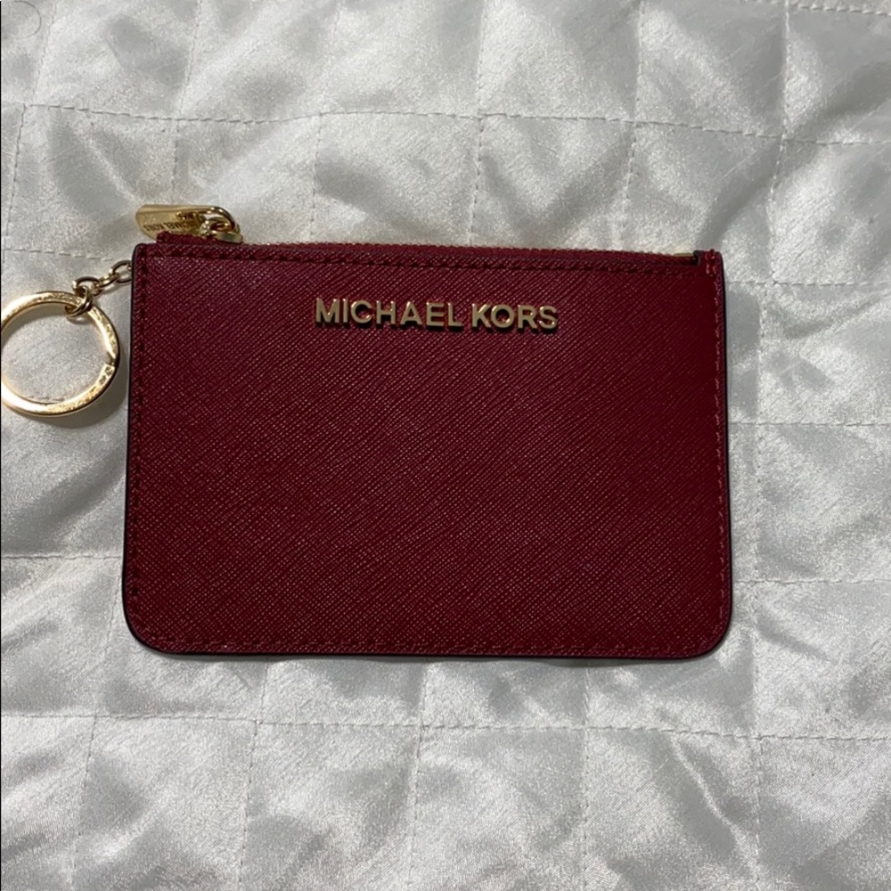 Michael Kors Small Keychain Wallet Pink